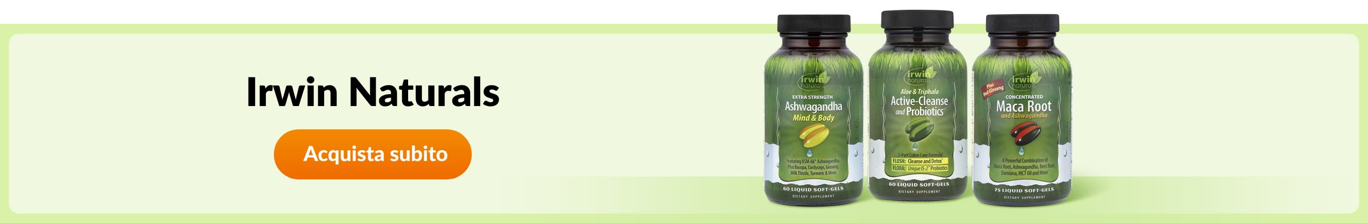 Acquista prodotti del marchio Irwin Naturals.