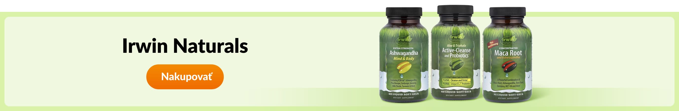 Nakupujte produkty od značky Irwin Naturals.