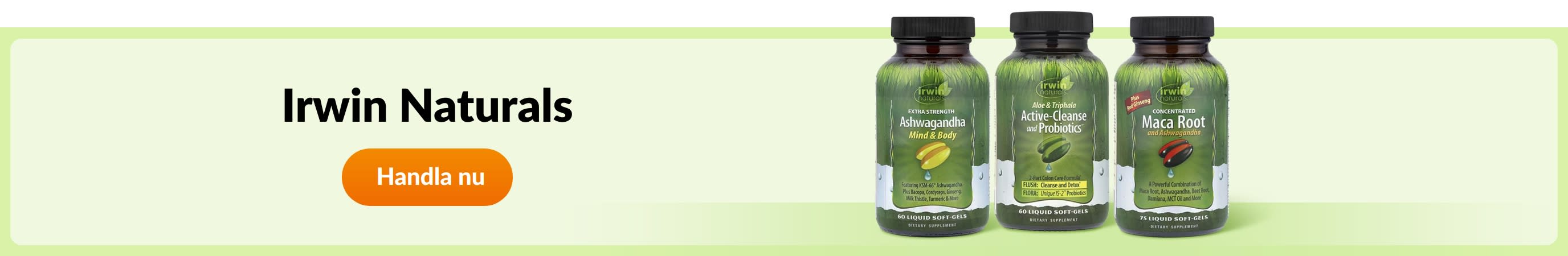 Handla produkter från märket Irwin Naturals.