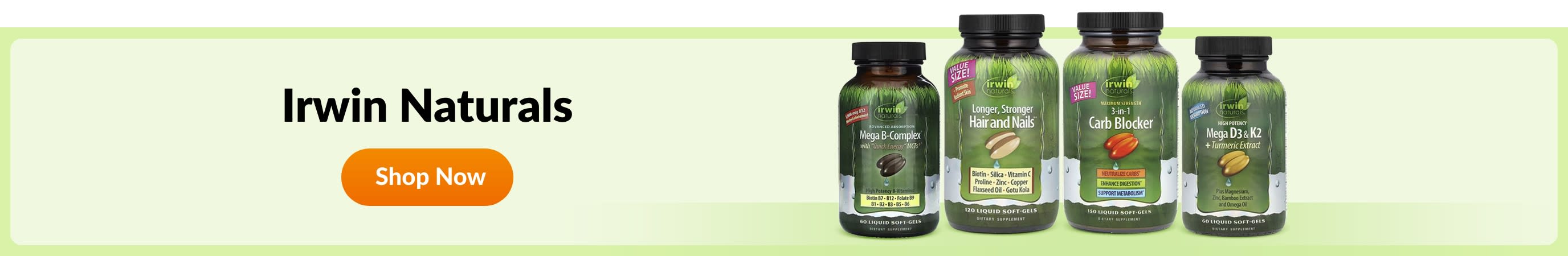 Shop products from brand Irwin Naturals.