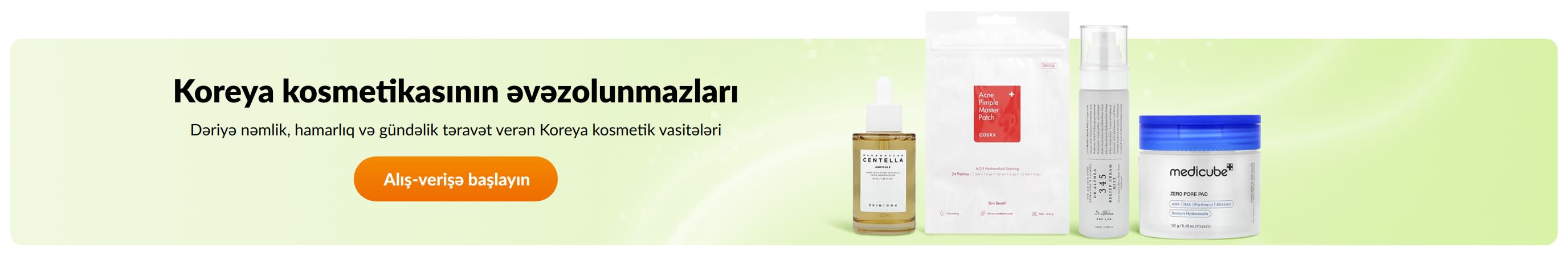 Koreya kosmetikasının əvəzolunmazları