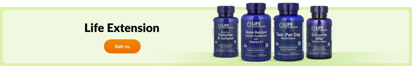 Køb produkter fra mærket Life Extension.