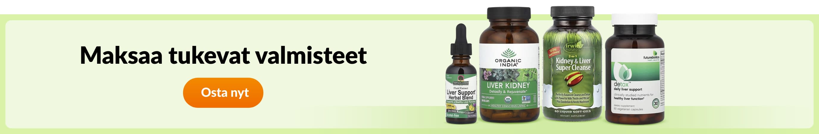 Maksaa tukevat valmisteet
