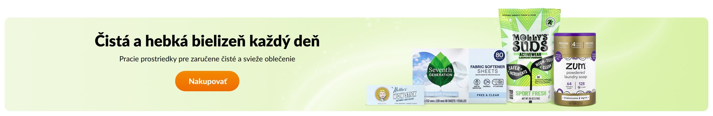 Čistá a hebká bielizeň každý deň