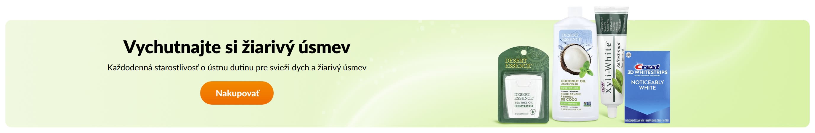 Vychutnajte si žiarivý úsmev