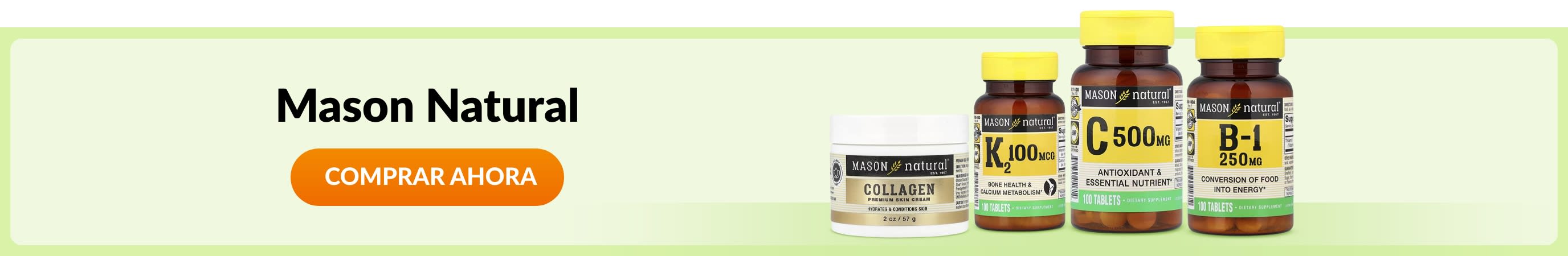 Shop products from brand Mason Natural.