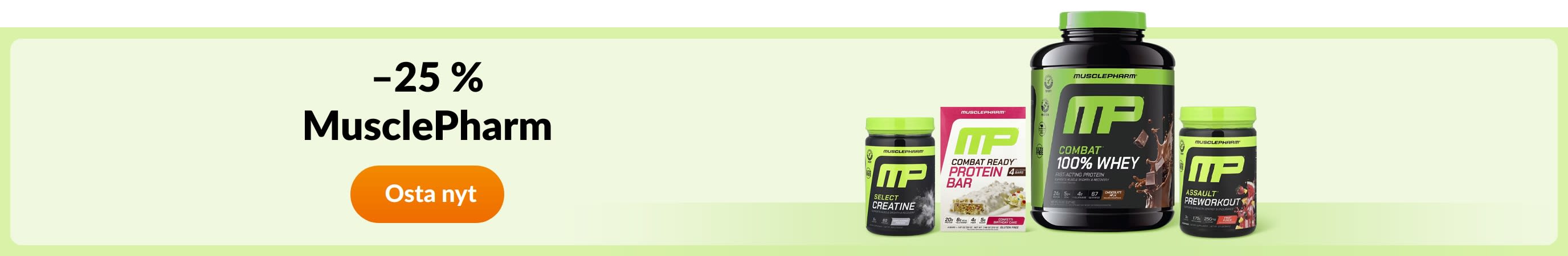 Osta MusclePharm-tuotemerkin tuotteita.