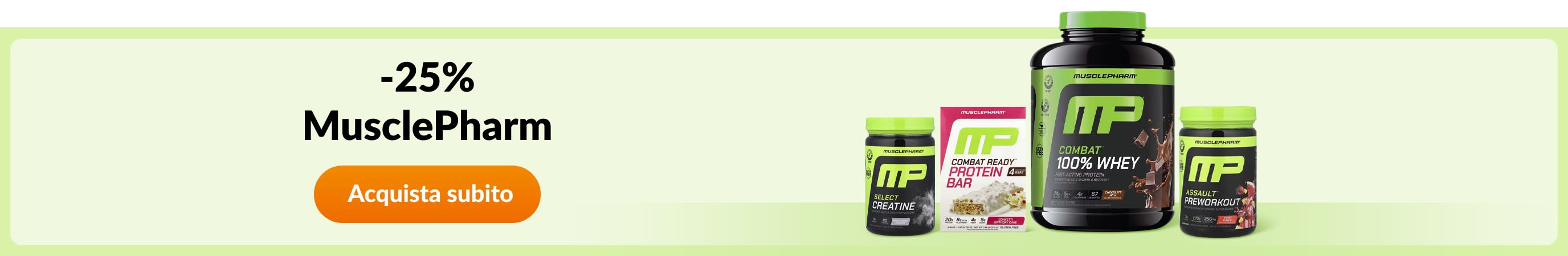 Acquista prodotti del marchio MusclePharm.