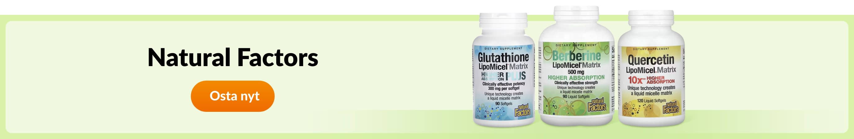 Shop products from brand Natural Factors.