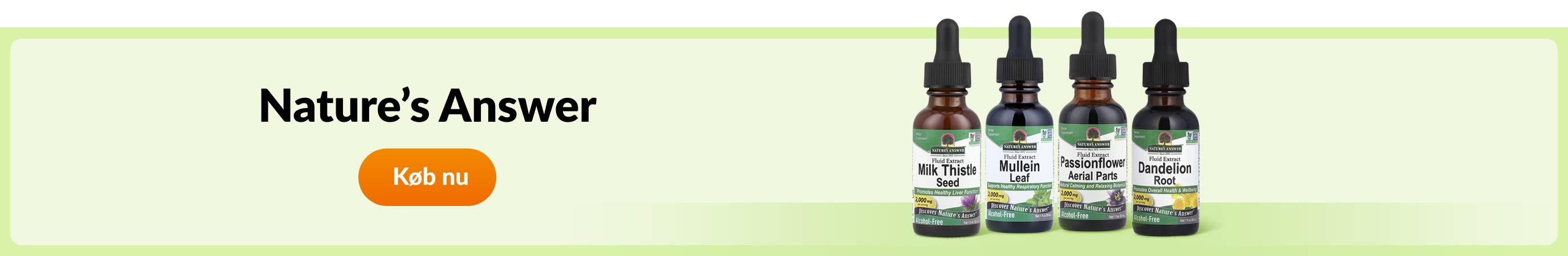 Shop produkter fra mærket Nature's Answer
