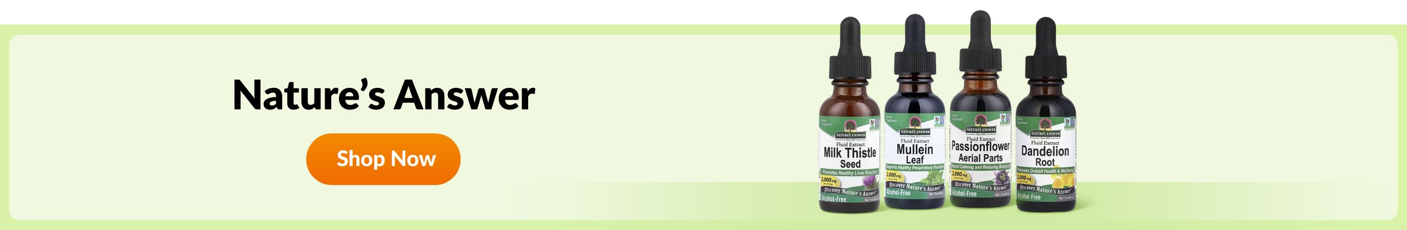 Shop products from brand Nature's Answer.