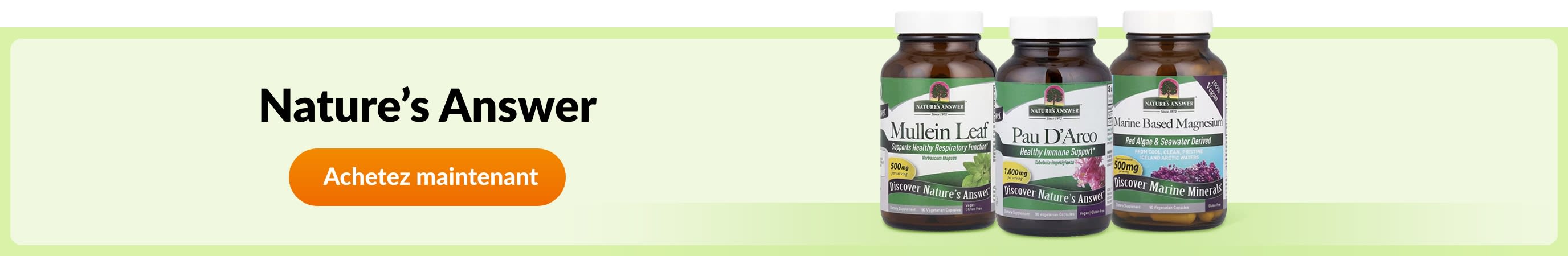 Shop products from brand Nature's Answer.