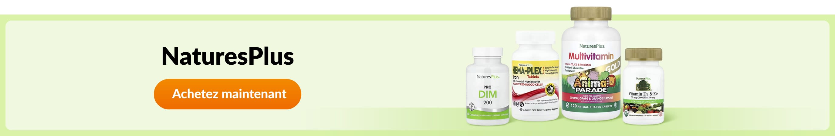 Découvrez les produits de la marque NaturesPlus.