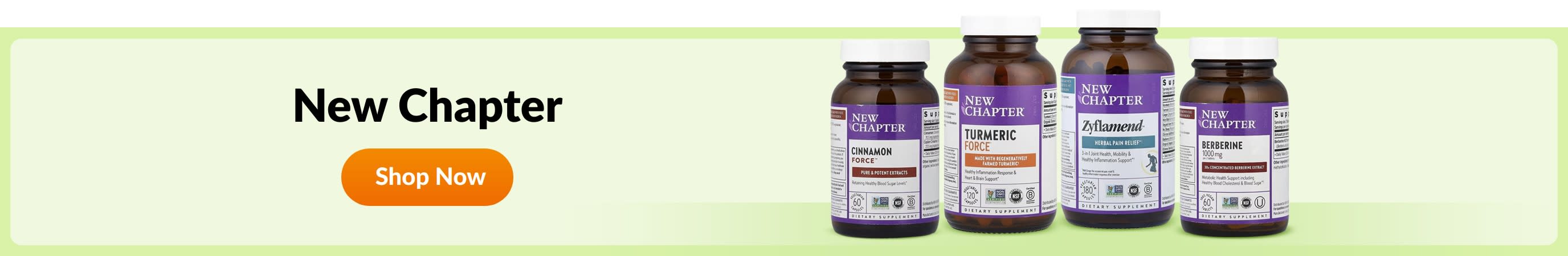 Shop products from brand New Chapter.