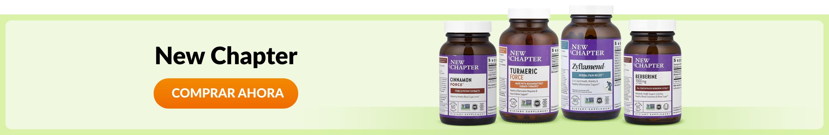 Comprar productos de la marca New Chapter.