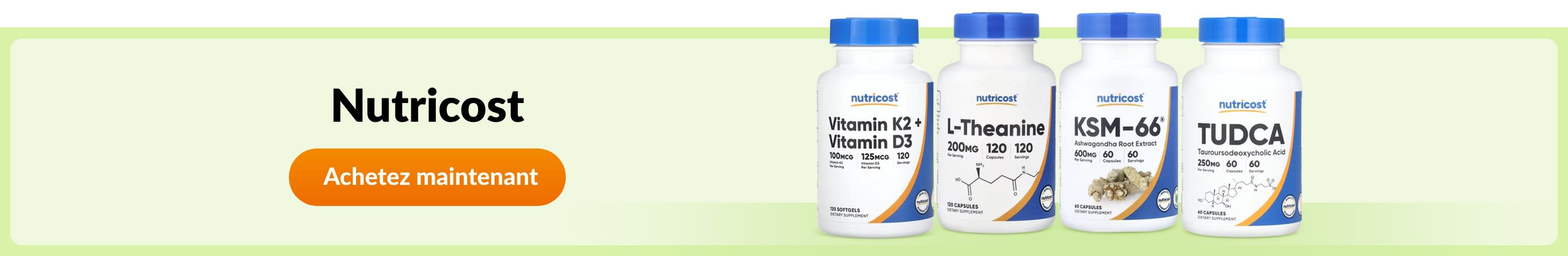 Shop products from brand Nutricost.