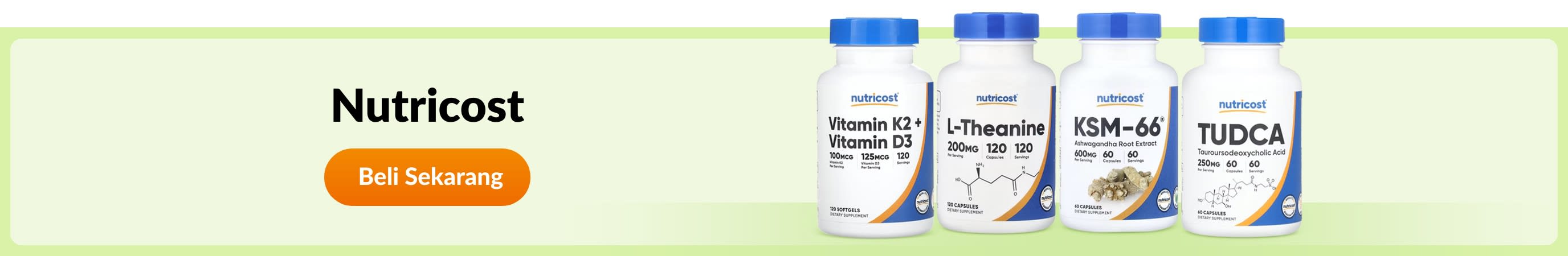 Shop products from brand Nutricost.