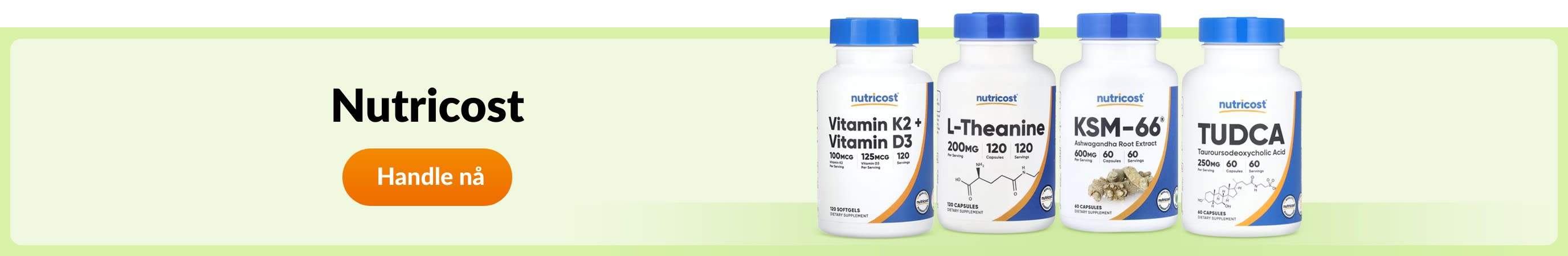 Shop products from brand Nutricost.