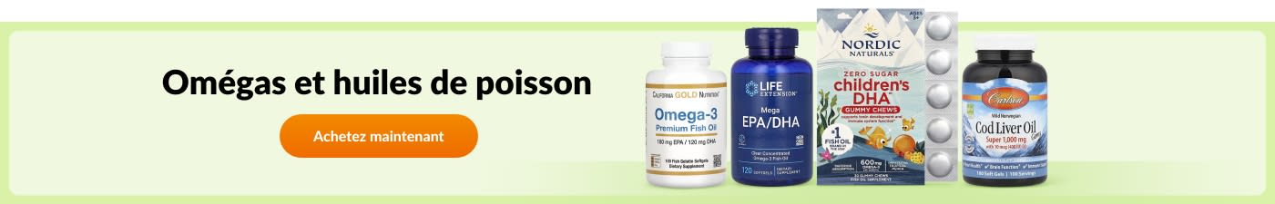 Omégas et huiles de poisson