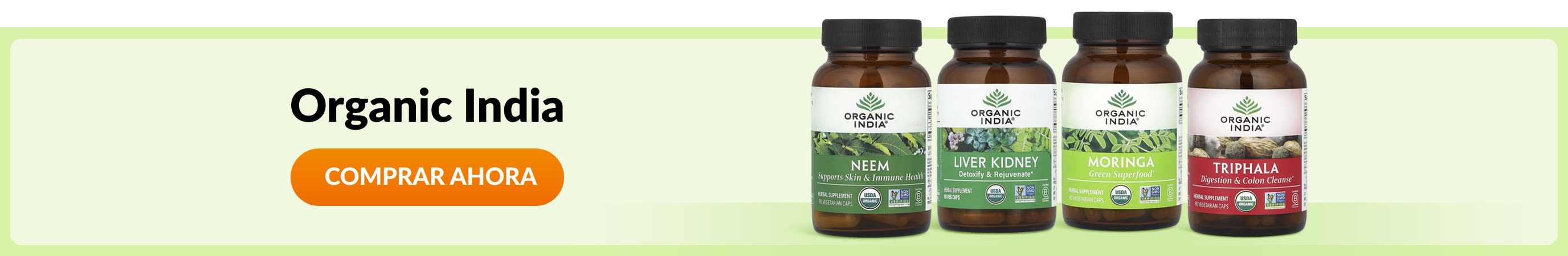 Comprar productos de la marca Organic India.