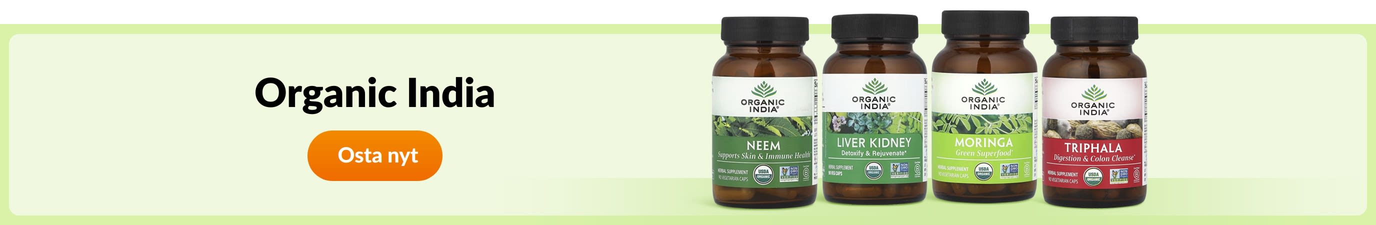 Osta Organic India-tuotemerkin tuotteita.