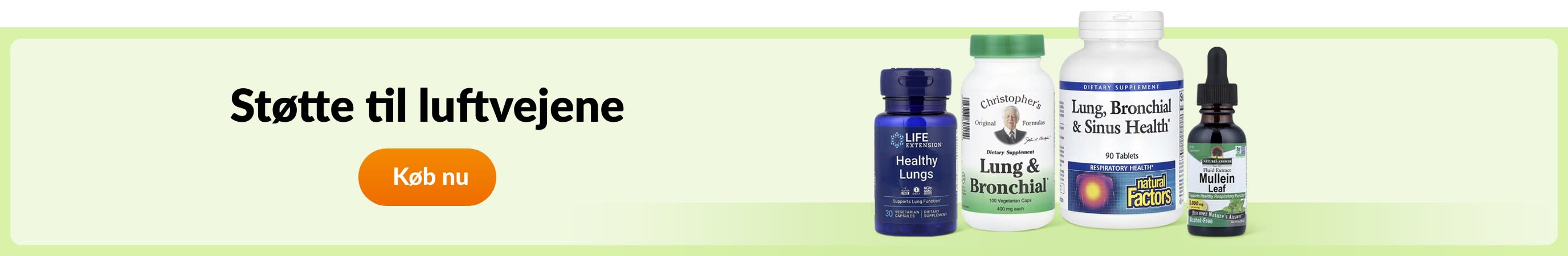 Støtte til luftvejene