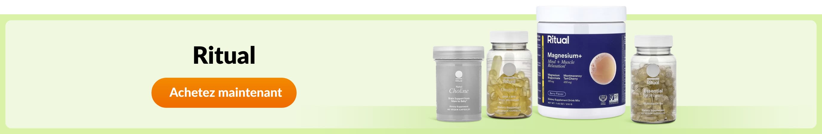 Découvrez les produits de la marque Ritual.