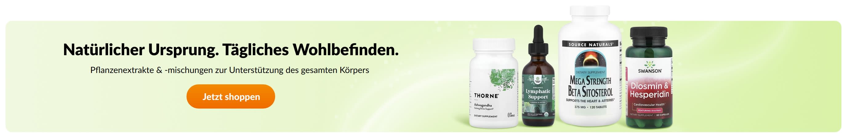 Natürlicher Ursprung. Tägliches Wohlbefinden.