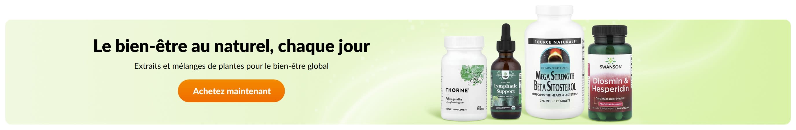 Le bien-être au naturel, chaque jour