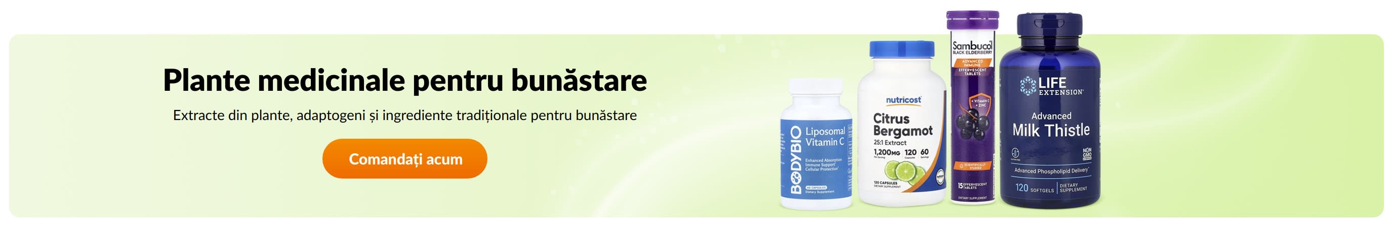 Plante medicinale pentru bunăstare