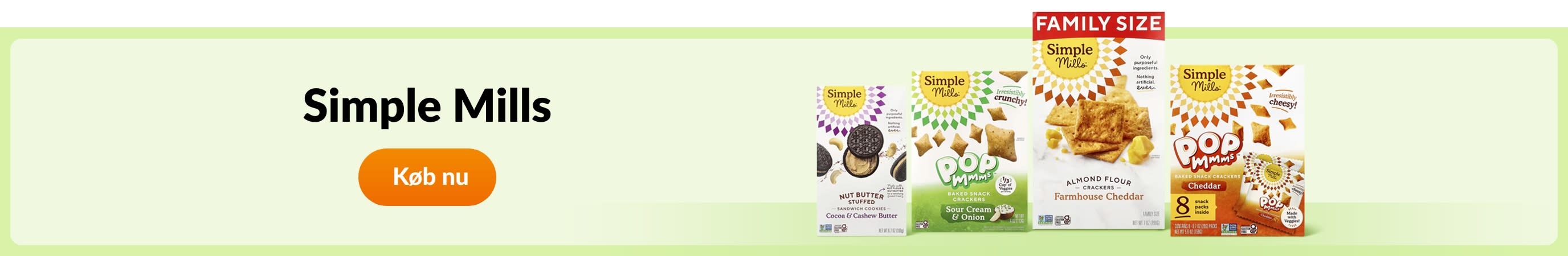 Shop produkter fra mærket Simple Mills