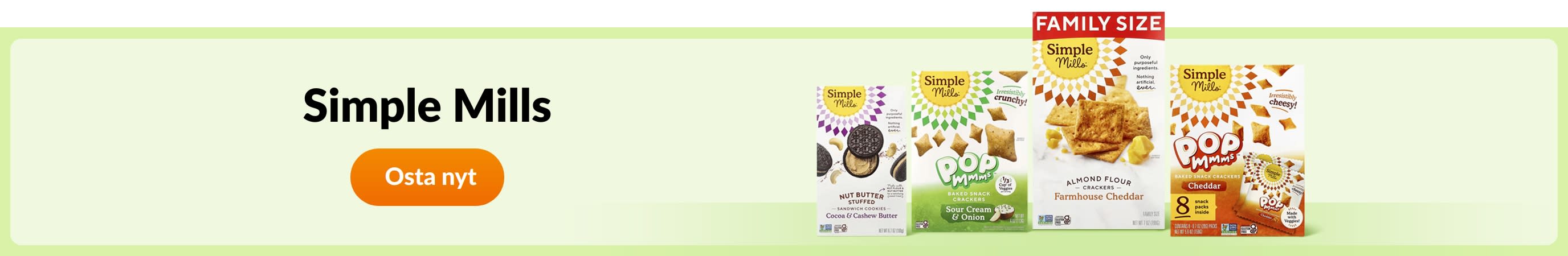 Osta Simple Mills-tuotemerkin tuotteita.