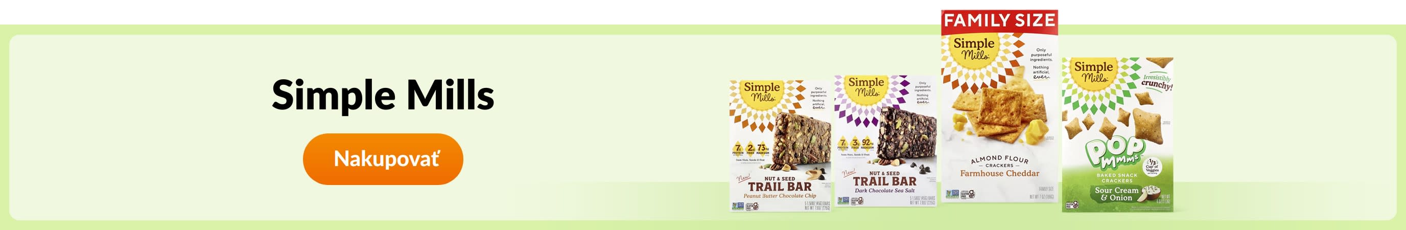 Nakupujte produkty od značky Simple Mills.