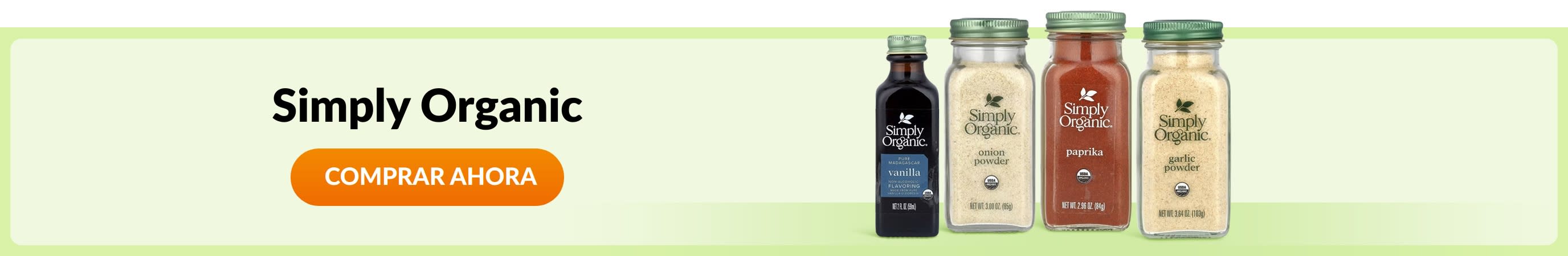 Comprar productos de la marca Simply Organic.