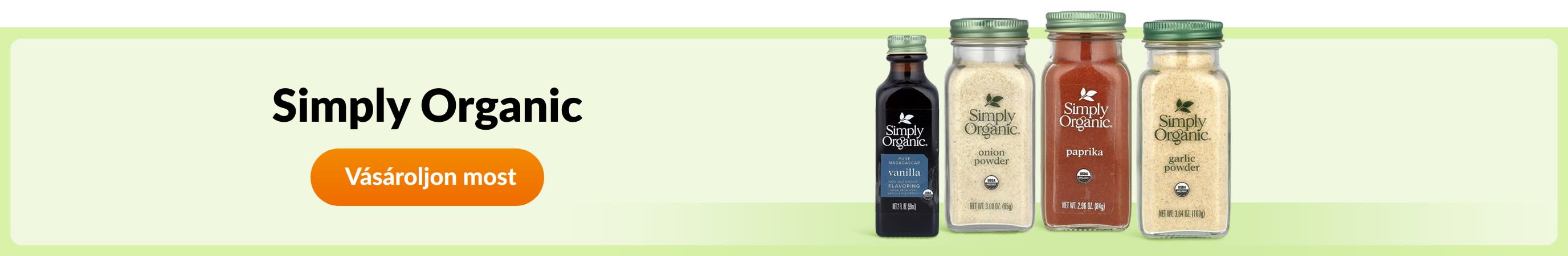 Vásároljon Simply Organic termékeket.