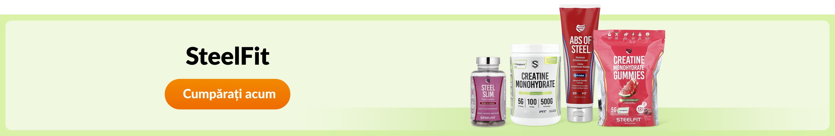 Comandați produse de la brandul SteelFit.