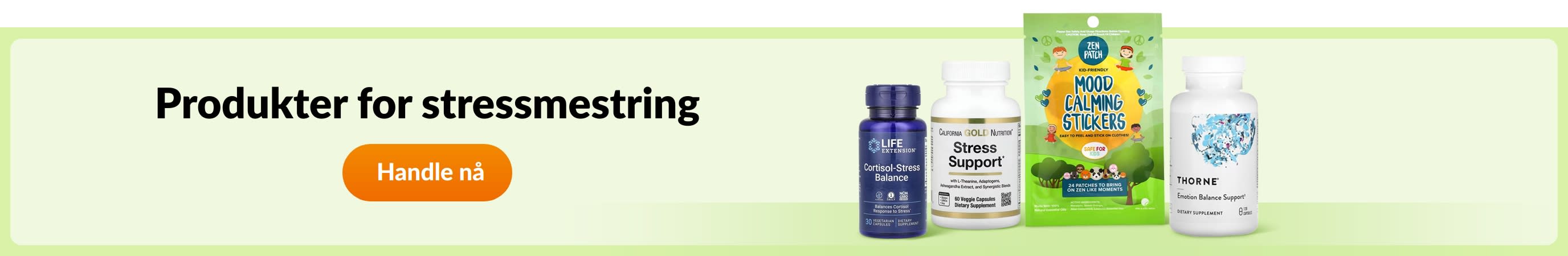 Produkter for stressmestring