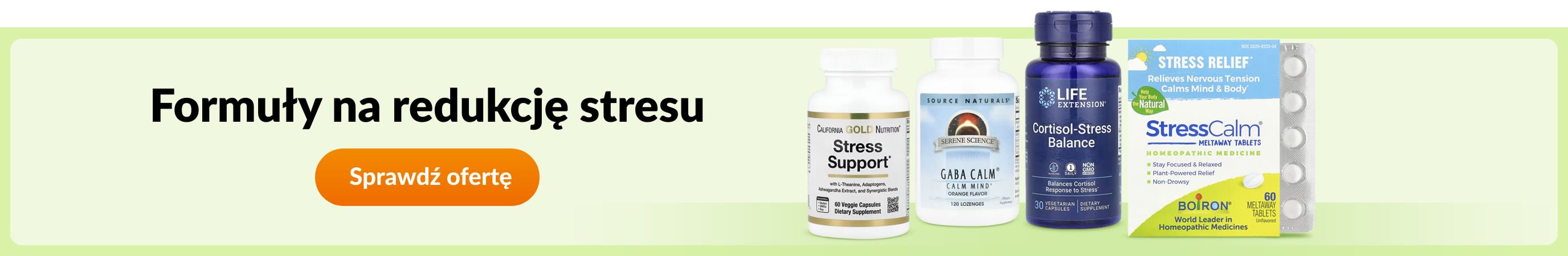 Formuły na redukcję stresu