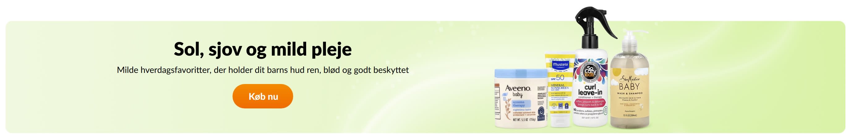 Sol, sjov og mild pleje