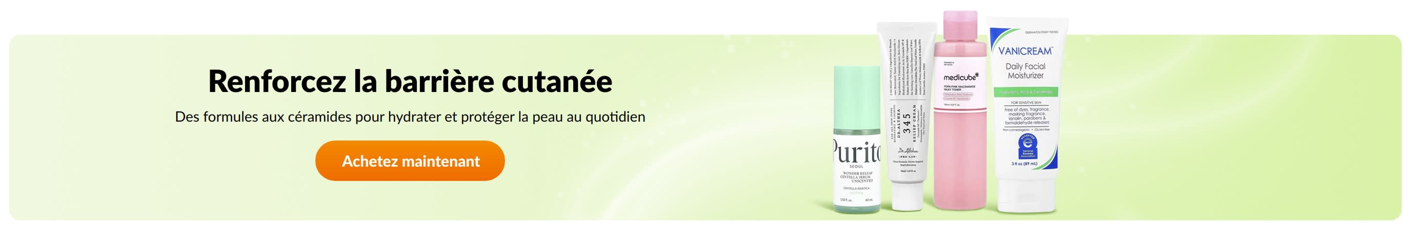 Renforcez la barrière cutanée