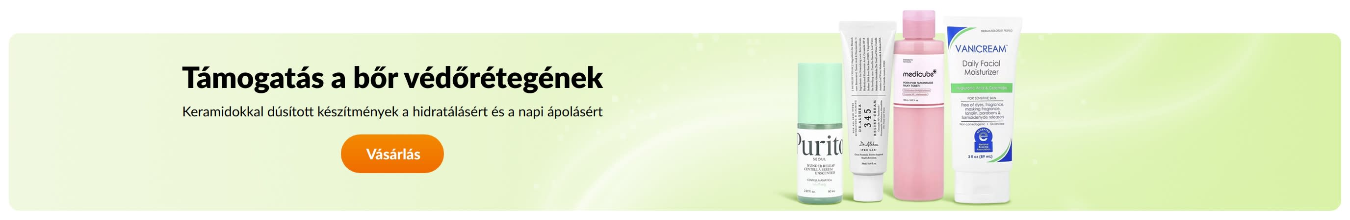 Támogatás a bőr védőrétegének