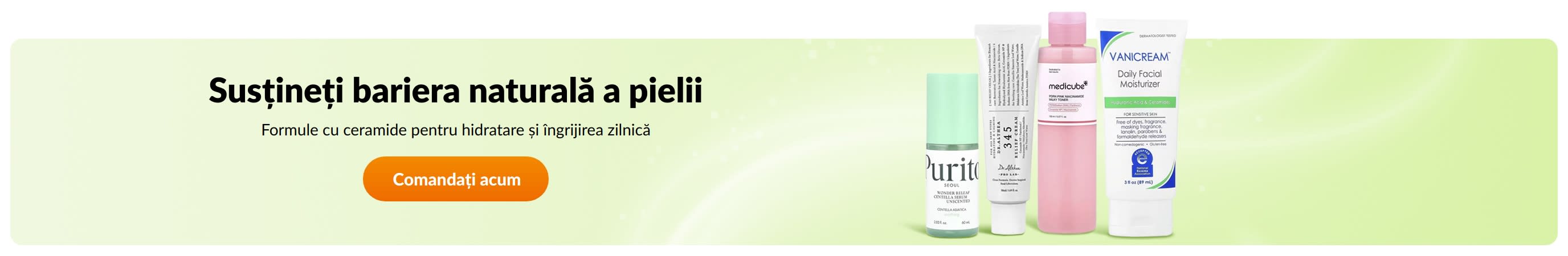 Susțineți bariera naturală a pielii