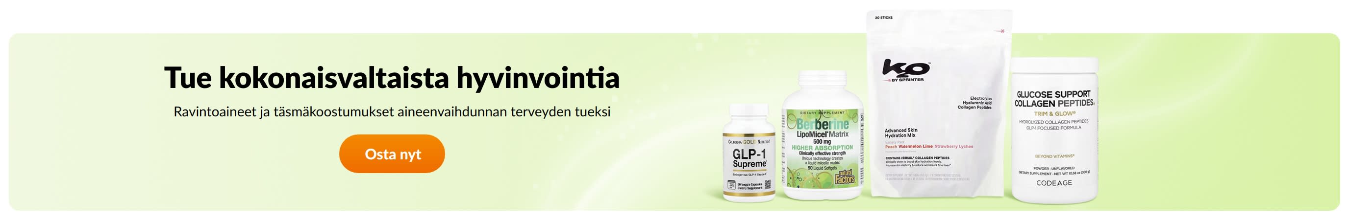 Tue kokonaisvaltaista hyvinvointia