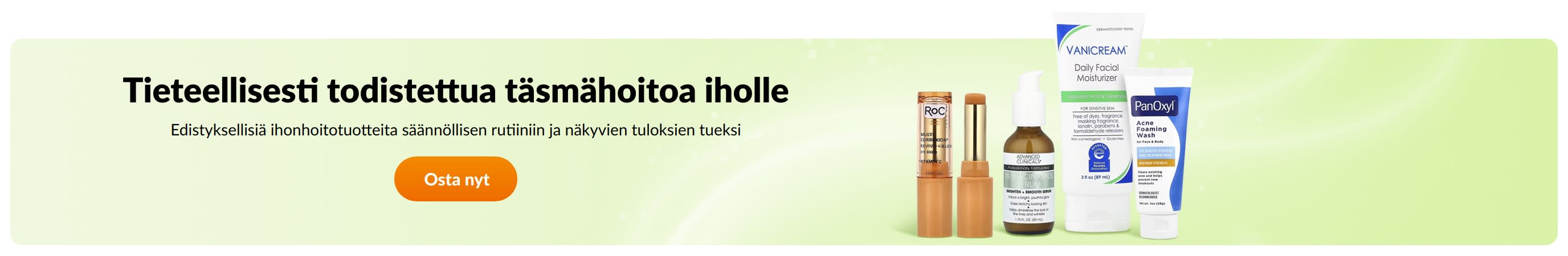 Tieteellisesti todistettua täsmähoitoa iholle