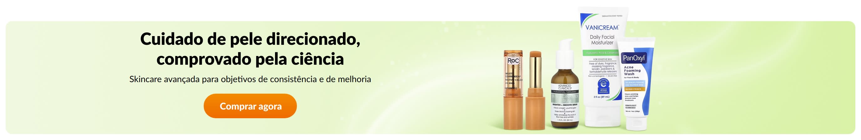 Cuidado de pele direcionado, comprovado pela ciência