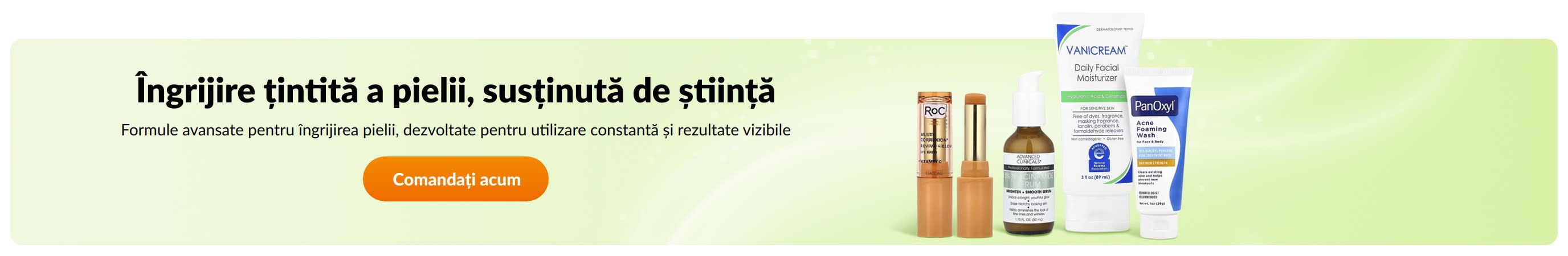 Îngrijire țintită a pielii, susținută de știință