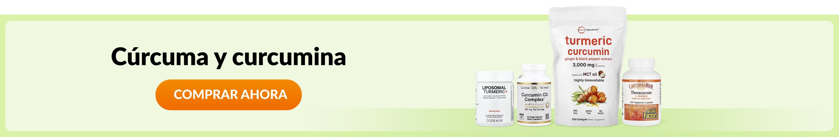 Cúrcuma y curcumina