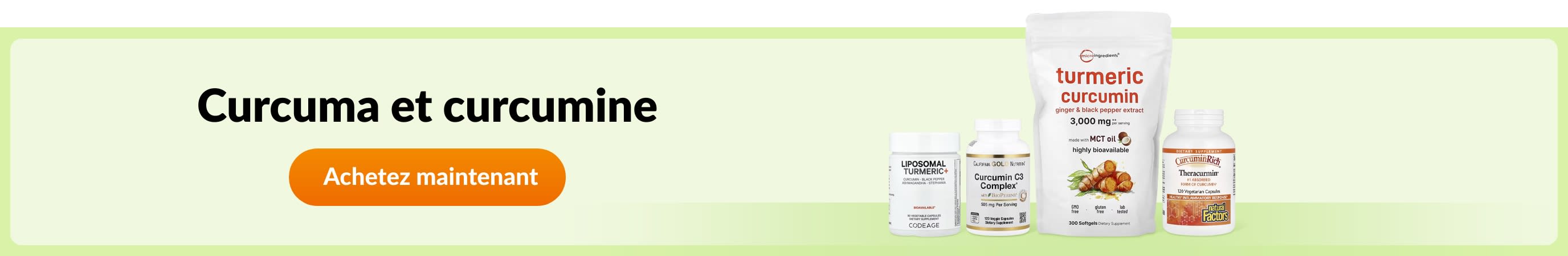 Curcuma et curcumine