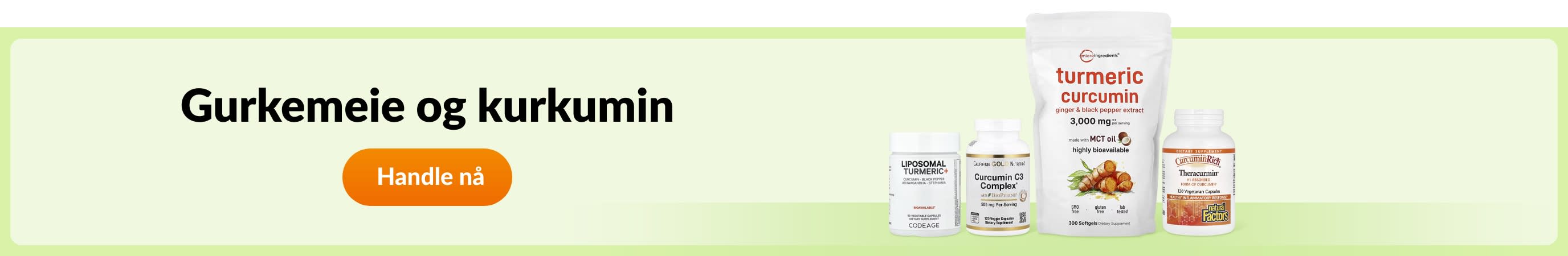 Gurkemeie og kurkumin