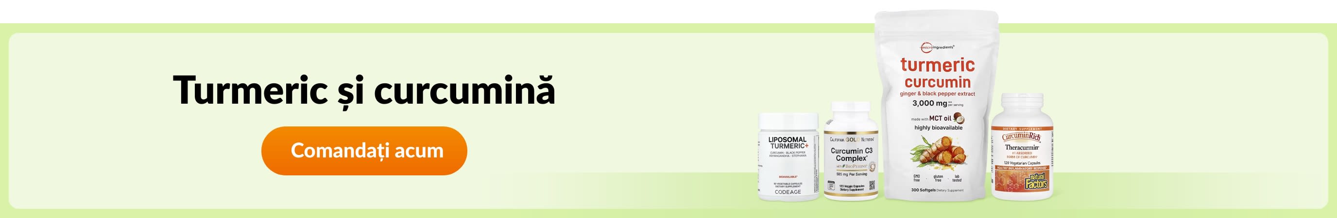 Turmeric și curcumină